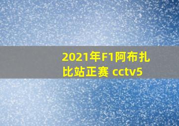 2021年F1阿布扎比站正赛 cctv5